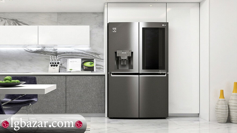 قابلیت های ویژه و منحصر به فرد یخچال ساید بای ساید الجی مدل X39 دودی 